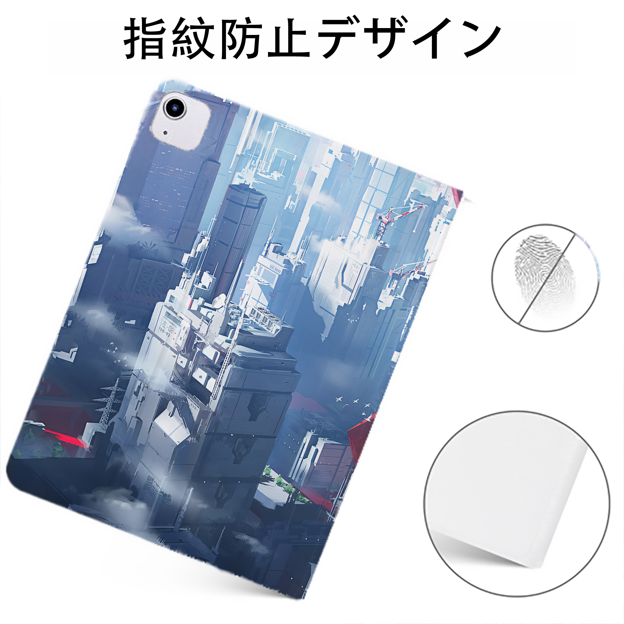 （画像用） EVA 新世紀エヴァンゲリオン IPadケース ペンホルダー付き ブックスタイルデザイン